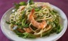 Recipe Photo: Spaghetti with Sauteed Shrimp and Sugar Snaps