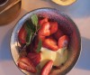 Recipe Photo: Sliced Strawberries with Grand Marnier Zabaglione